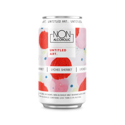 Untitled Art Lychee Sherbet (21+), 355mL/12floz Can