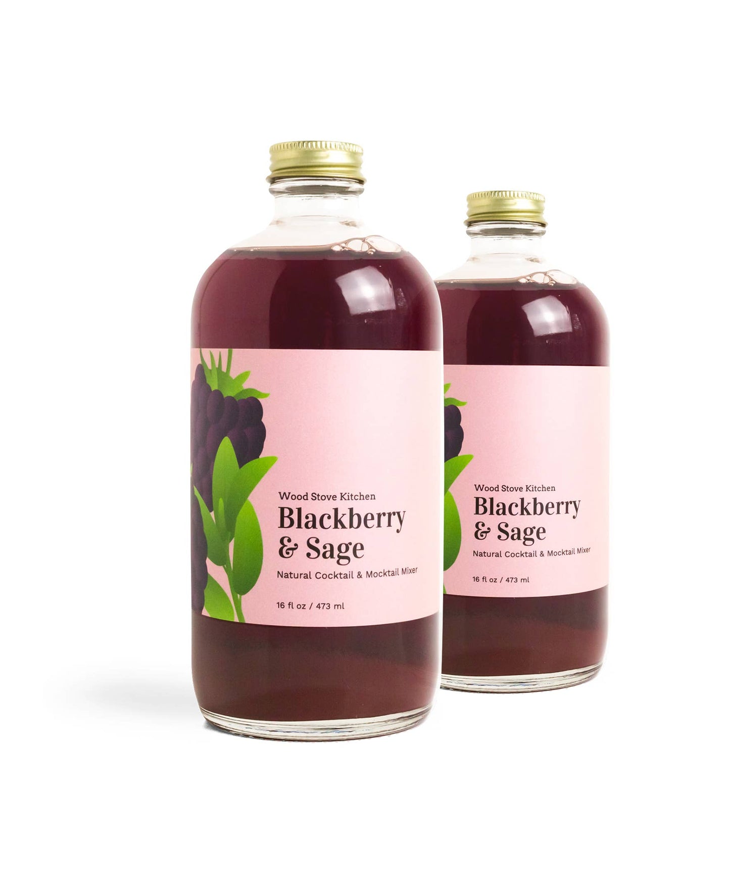 Wood Stove Blackberry & Sage Mixer, 473mL/16floz