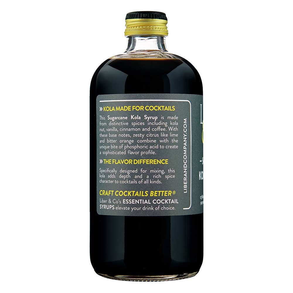 Liber Sugarcane Kola Syrup, 280mL/9.5floz