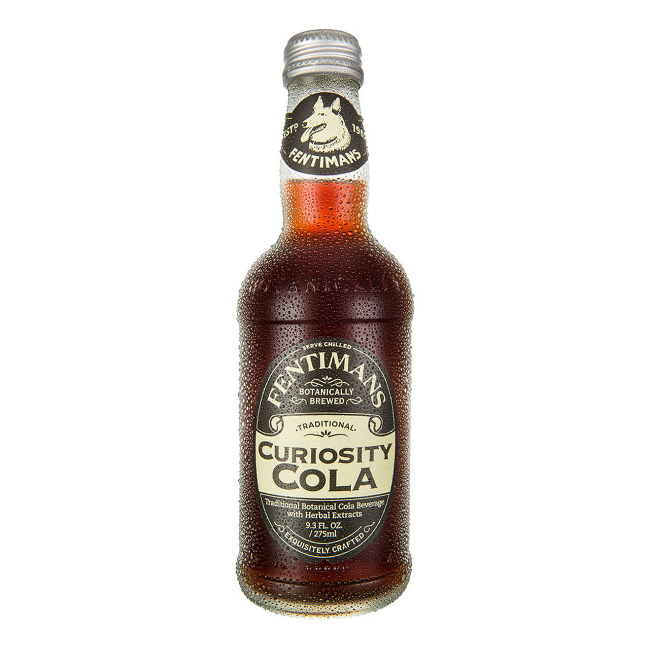 Fentiman's Curiosity Cola, 275mL/9.3floz Glass Bottle