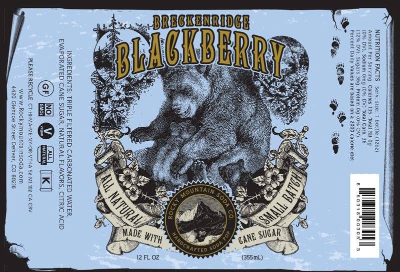RMSC Breckenridge Blackberry, 355mL/12floz Glass Bottle