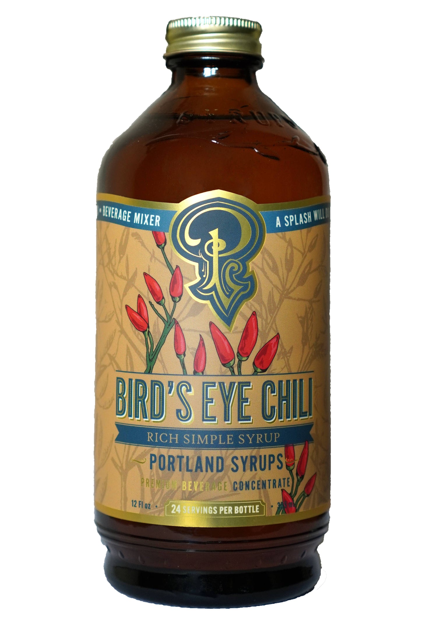 Portland Bird's Eye Chili Syrup, 355mL/12oz