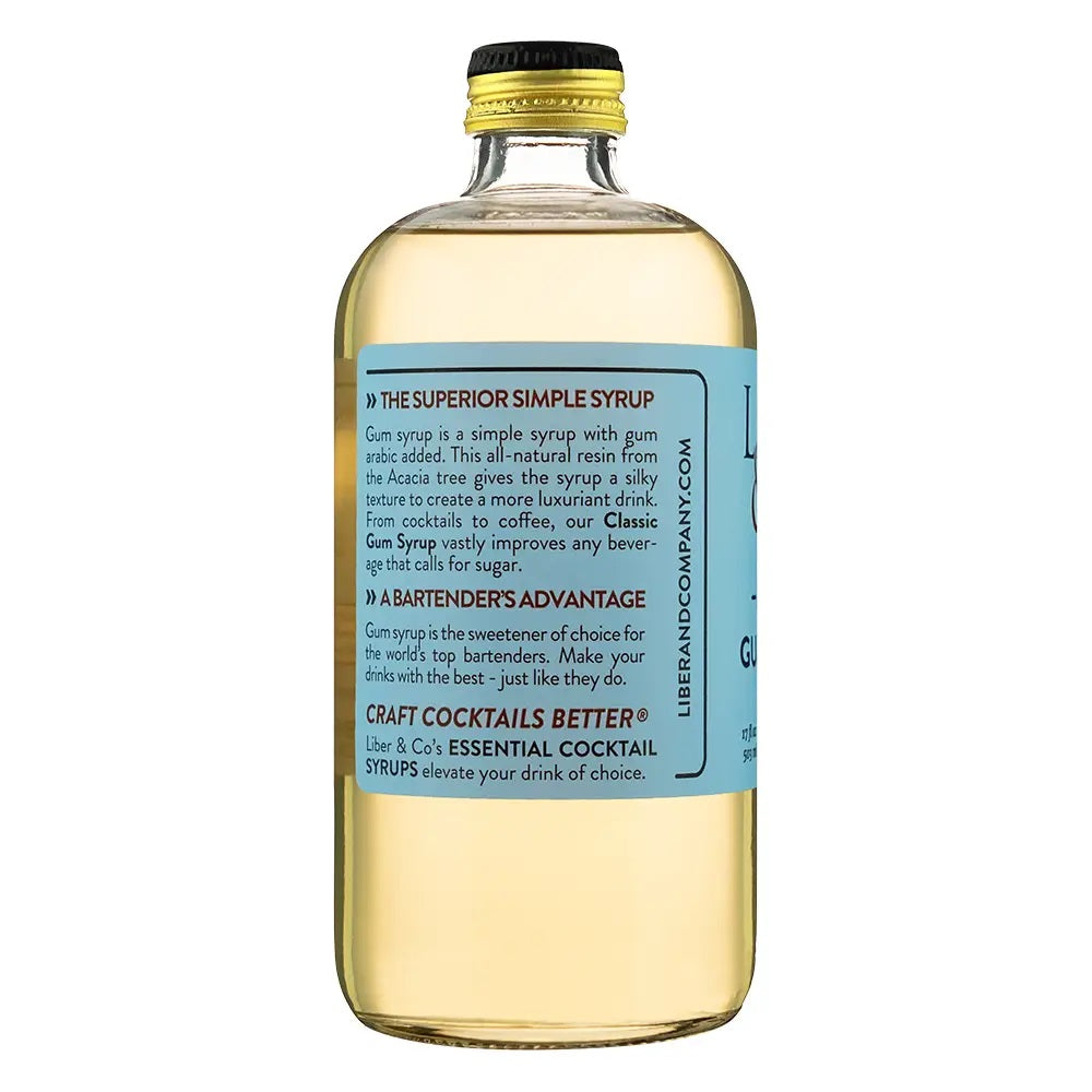 Liber Classic Gum Syrup, 280mL/9.5floz