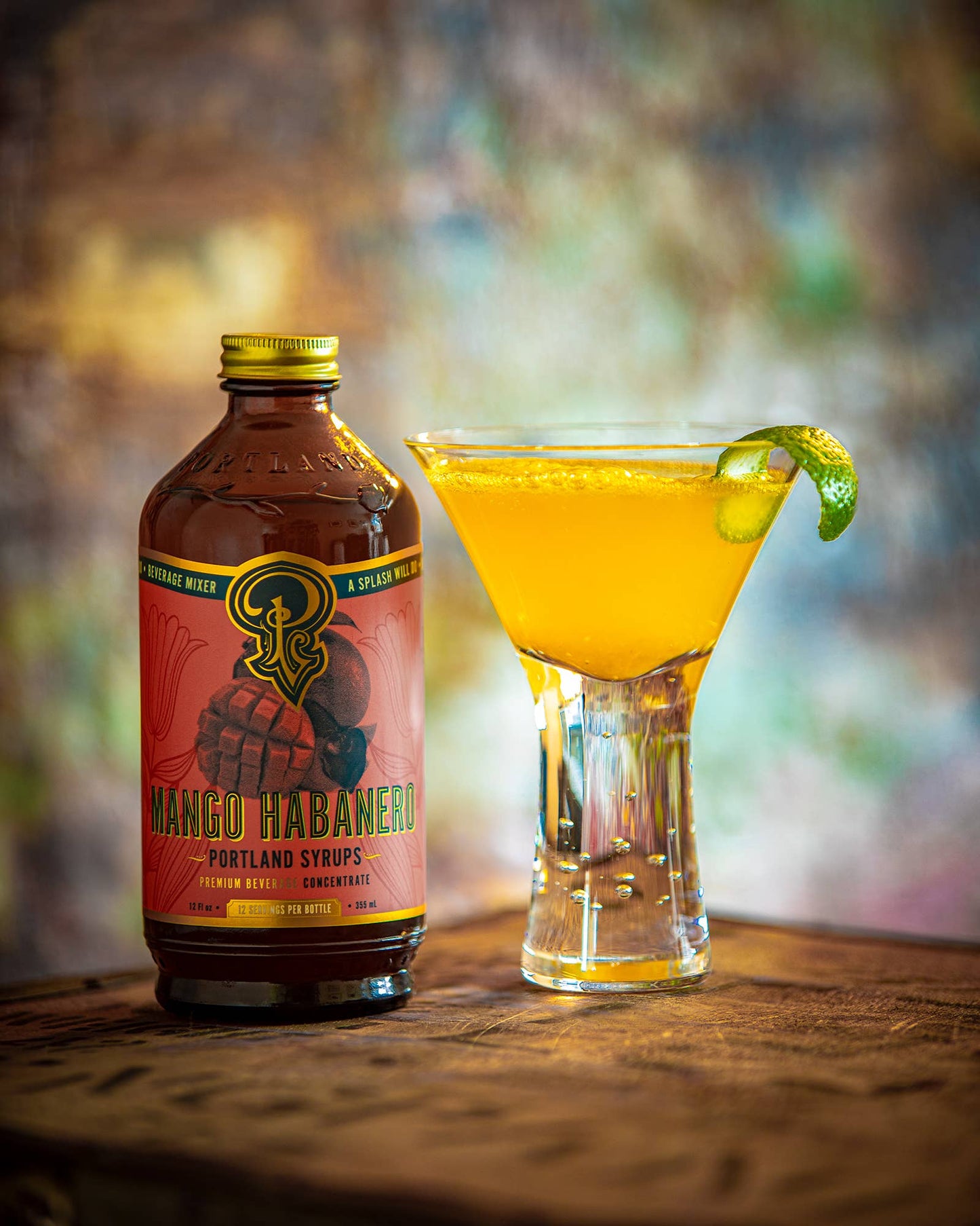 Portland Mango Habanero Syrup, 355mL/12oz