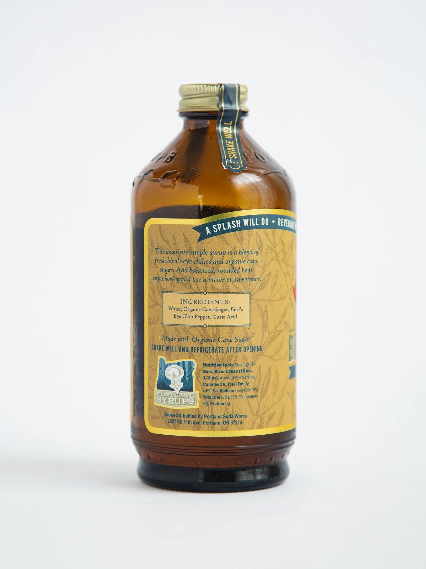 Portland Bird's Eye Chili Syrup, 355mL/12oz