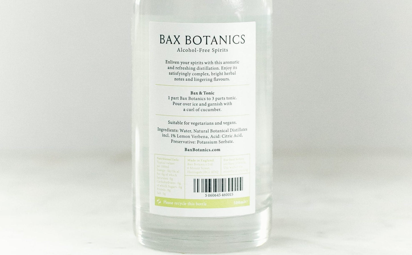 Bax Verbena, 500mL/17.7floz