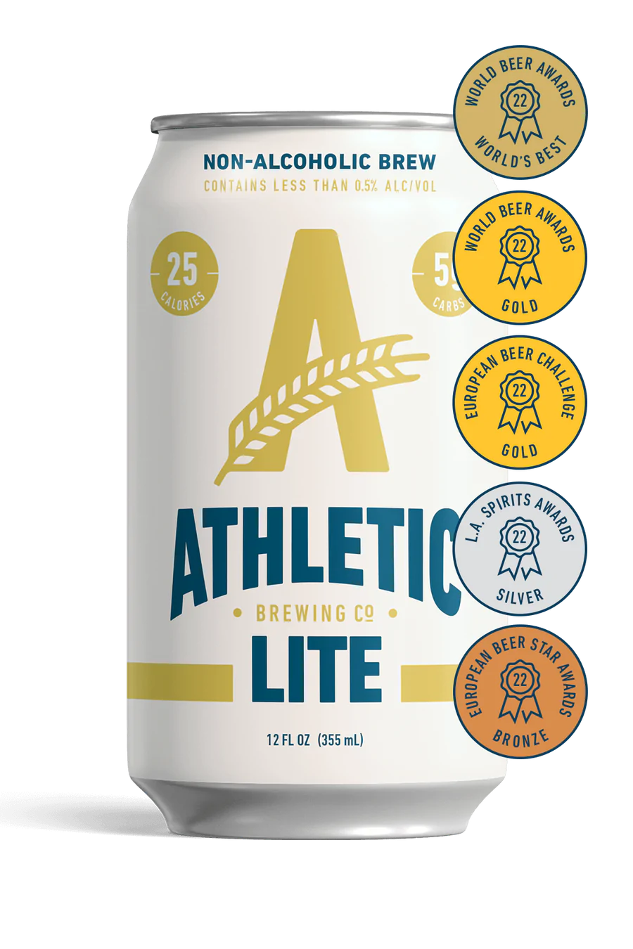 Athletic Lite (*WNV, 21+), 355mL/12floz Can