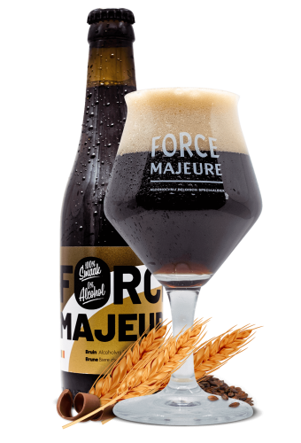 Force Majeure Bruin (*W, 21+), 330mL/12floz Glass Bottle