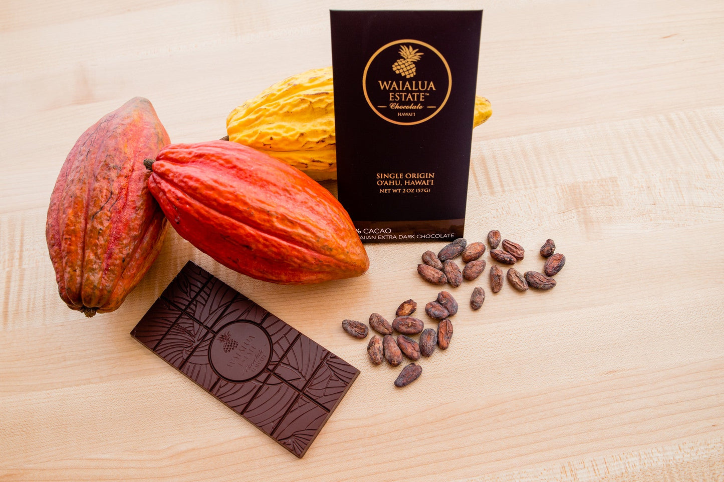 Waialua Estate Chocolate Bars, 57g/2oz