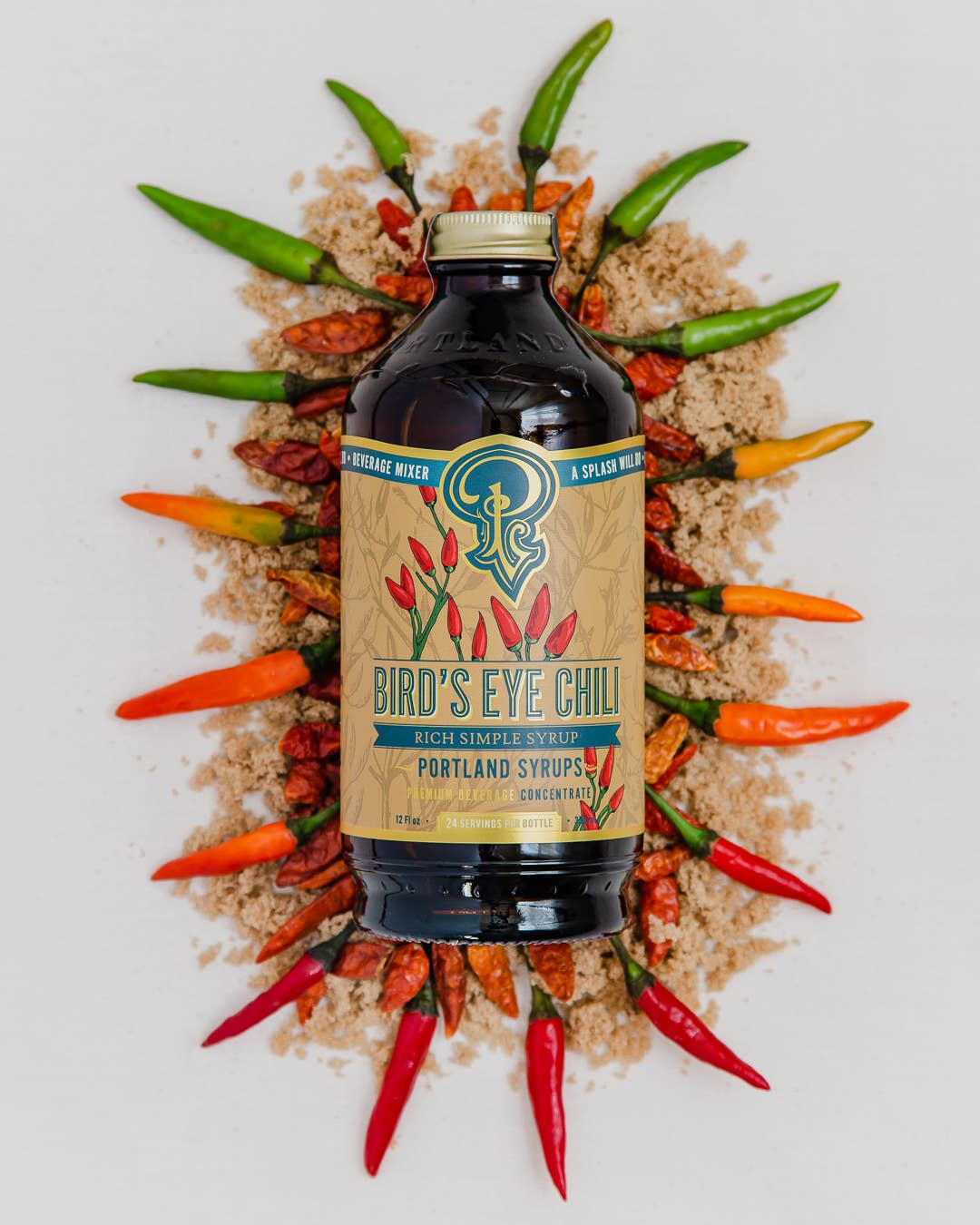 Portland Bird's Eye Chili Syrup, 355mL/12oz