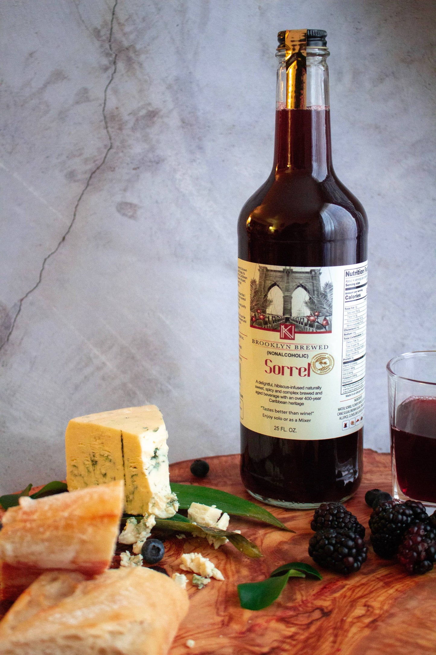 Brooklyn Brewed Sorrel, 750mL/25.4floz