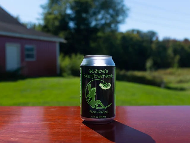 St. Steve's Elderflower Soda, 355mL/12oz Can