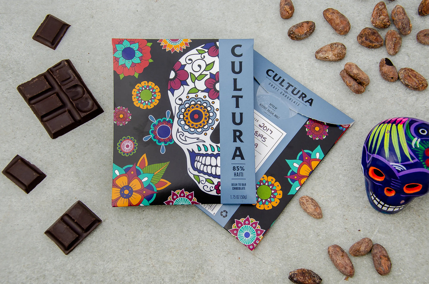 Cultura Chocolate, Haiti 85% (*OV), 50g/1.75oz