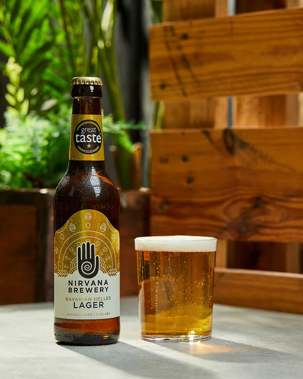 Nirvana Bavarian Helles (*V, 21+), 330mL/11.2floz Bottle