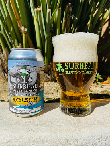 Surreal Natural Bridges Kölsch (21+), 355mL/12floz Can