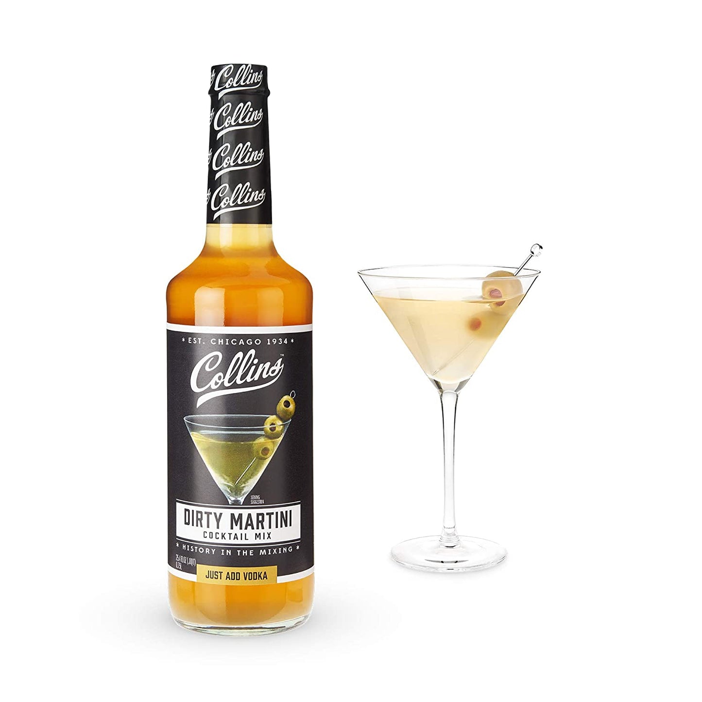 Collins Dirty Martini Mixer, 719mL/25.4oz