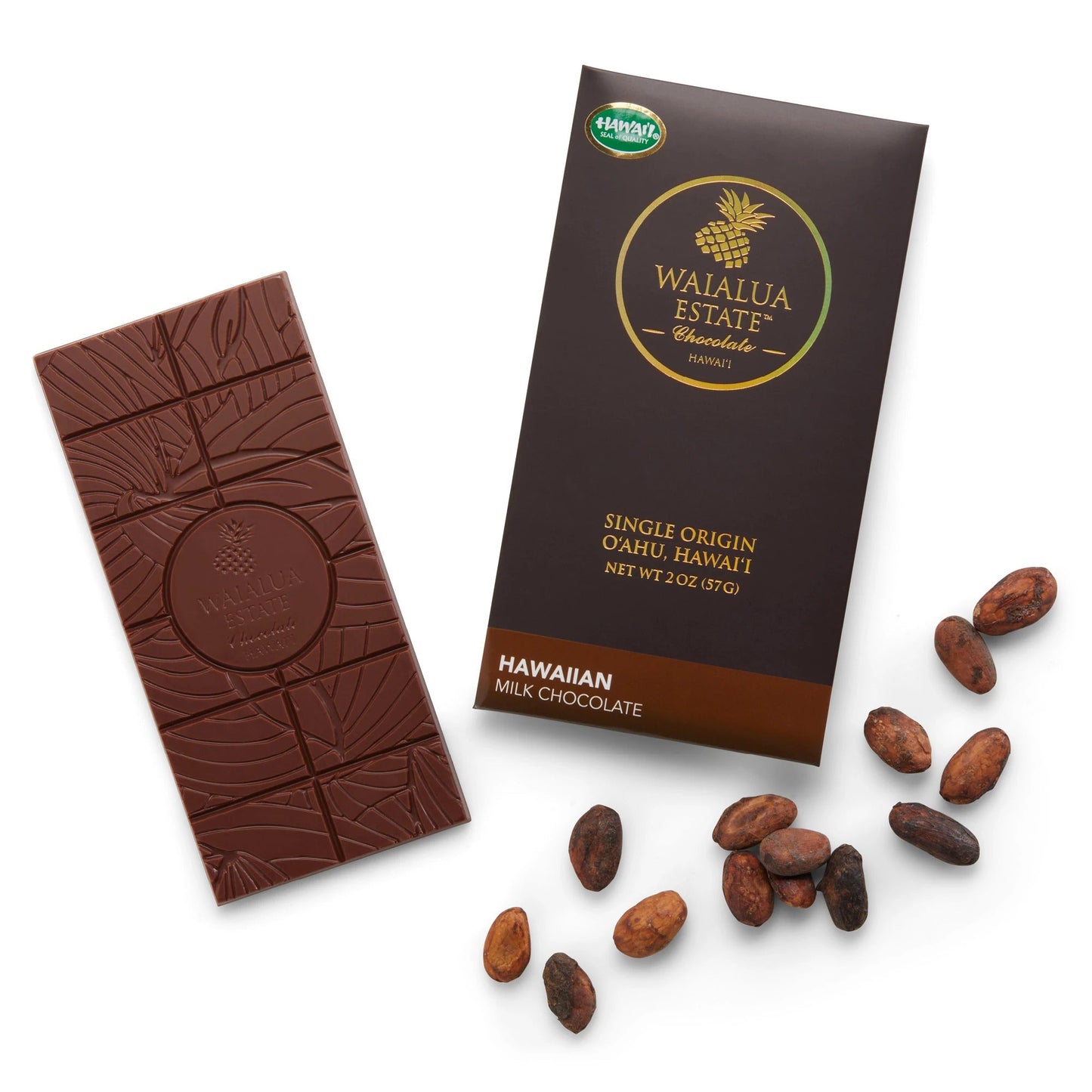 Waialua Estate Chocolate Bars, 57g/2oz