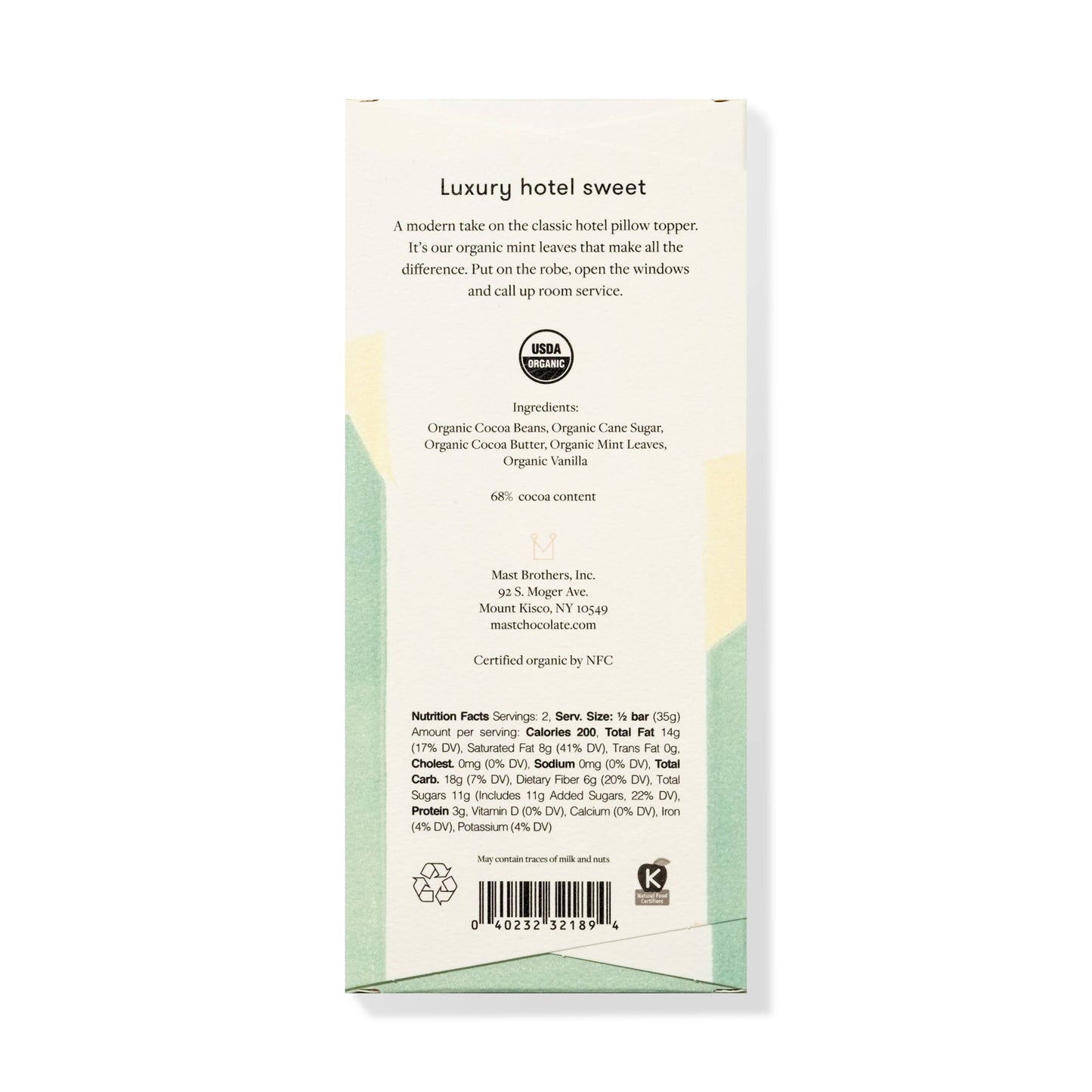 Mast Classic Cacao Bars, 70g/2.5oz
