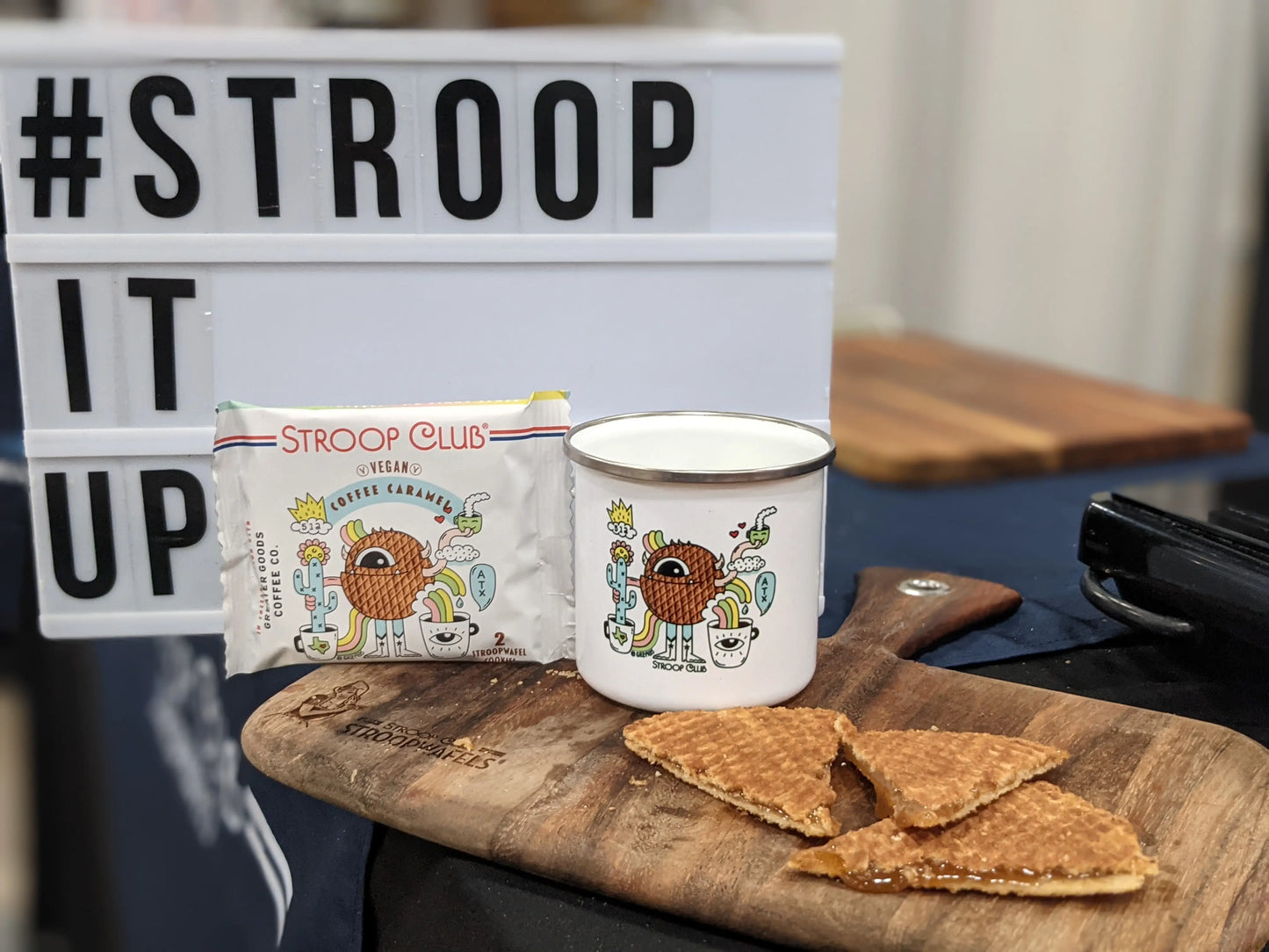 Stroop Club Enamel Monster Mug