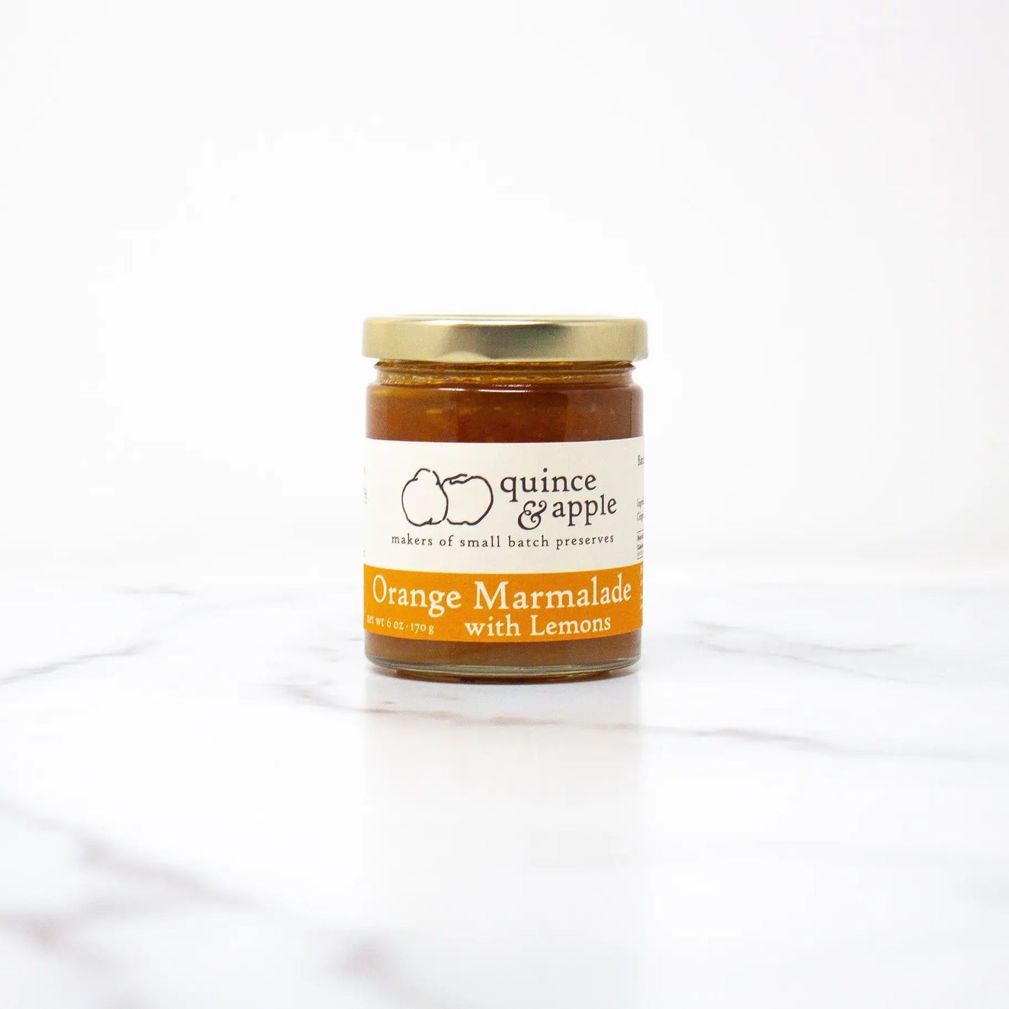 Quince Orange Marmalade with Lemon Preserve, 170g/6oz