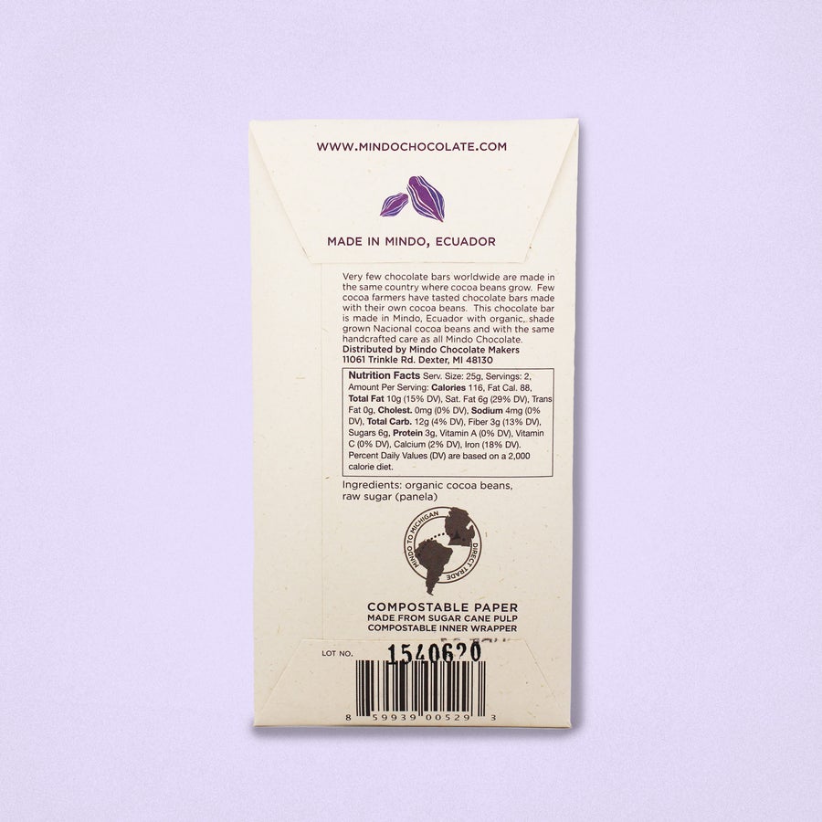 Mindo Country of Origin Bars, 50g/1.76oz