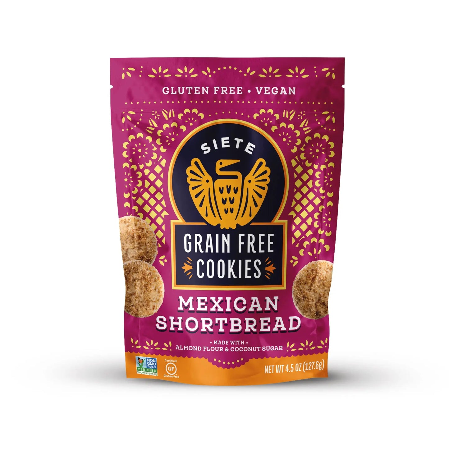 Siete Mexican Shortbread Cookies (*ZGNV), 127.6g/4.5oz
