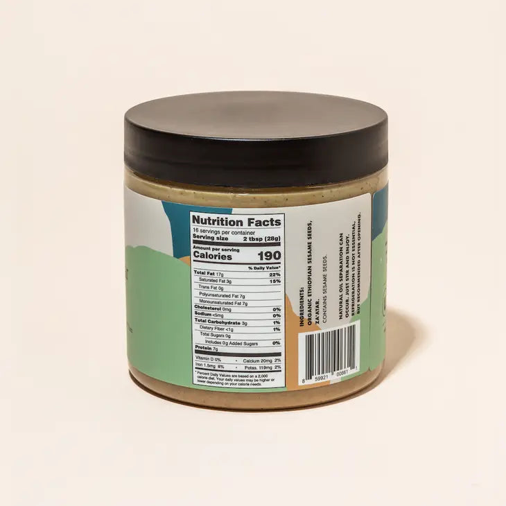 Seed + Mill Za'atar Tahini (*AGKOV), 454g/16oz