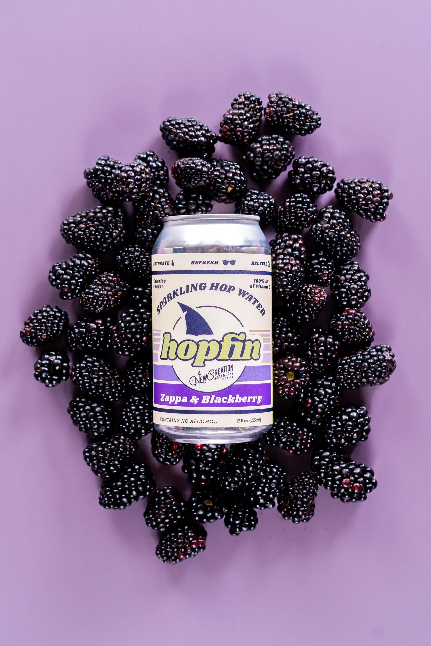 New Creation Hopfin - Zappa & Blackberry, 355mL/12floz