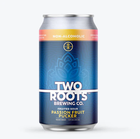 Two Roots Passion Fruit Pucker (21+), 355mL/12floz Can