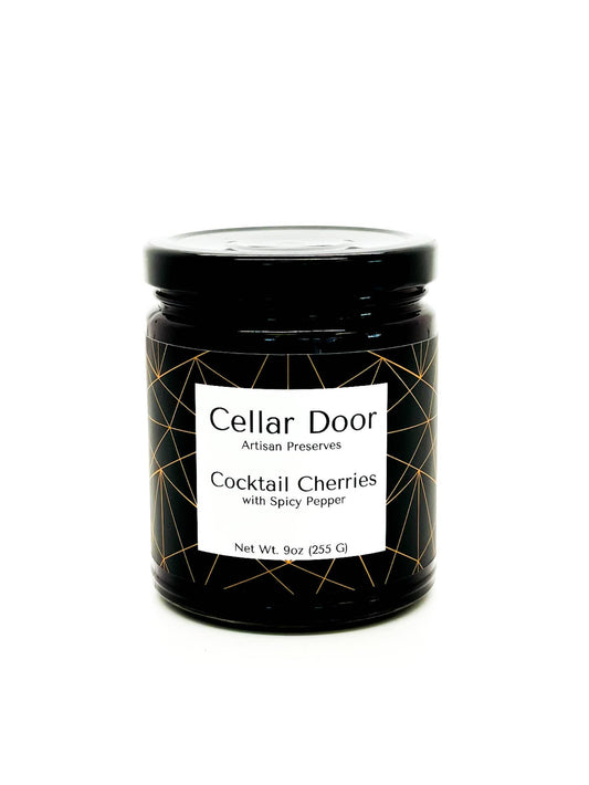 Cellar Door Cocktail Cherries with Spicy Pepper, 255g/9oz