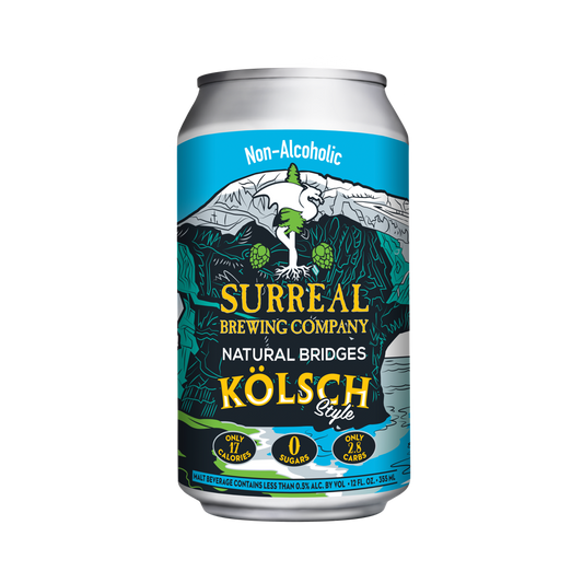 Surreal Natural Bridges Kölsch (21+), 355mL/12floz Can