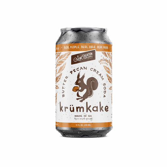 New Creation Krumkake (Butter Pecan Cream Soda), 355mL/12floz