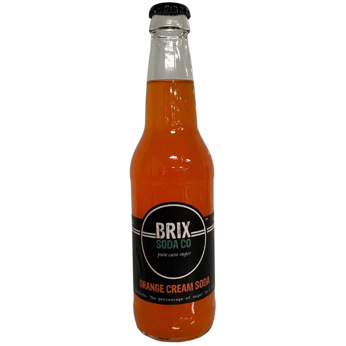 Brix Orange Cream Soda, 355mL/12oz Glass Bottle
