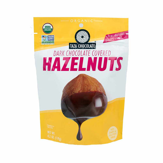 Taza Dark Chocolate Covered Hazelnuts (*GKNOTV), 127.6g/4.5oz