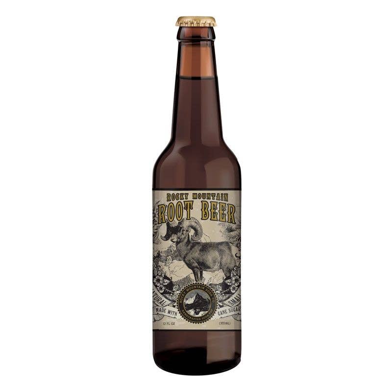 RMSC Rocky Mountain Root Beer, 355mL/12floz Glass Bottle
