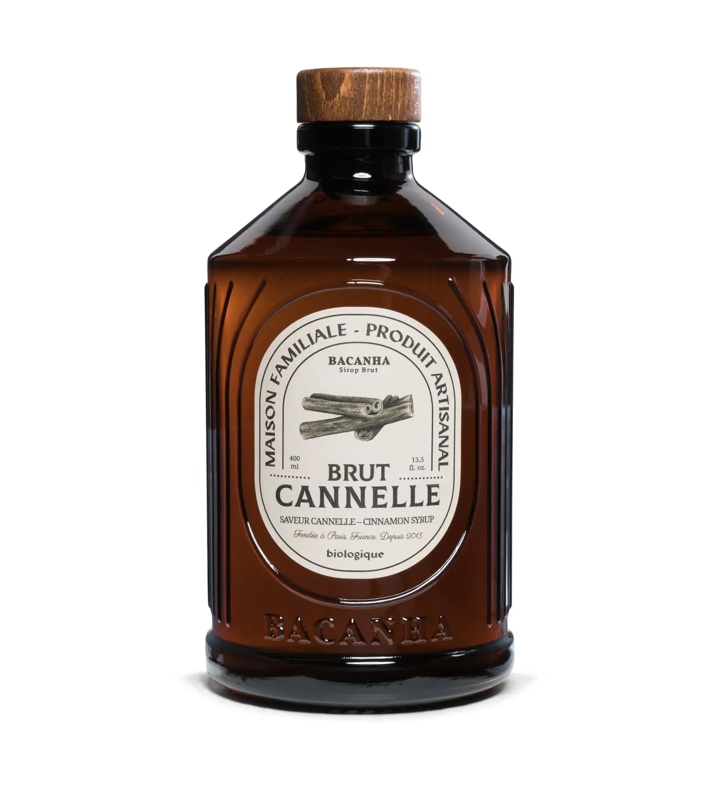 Bacanha Cannelle (Cinnamon) Syrup (*OV), 400mL/13.5floz