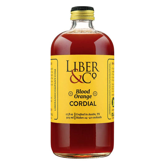 Liber Blood Orange Cordial, 280mL/9.5floz