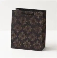 Gift Bag - 8 x 9.5 x 4 - Gold Stardust