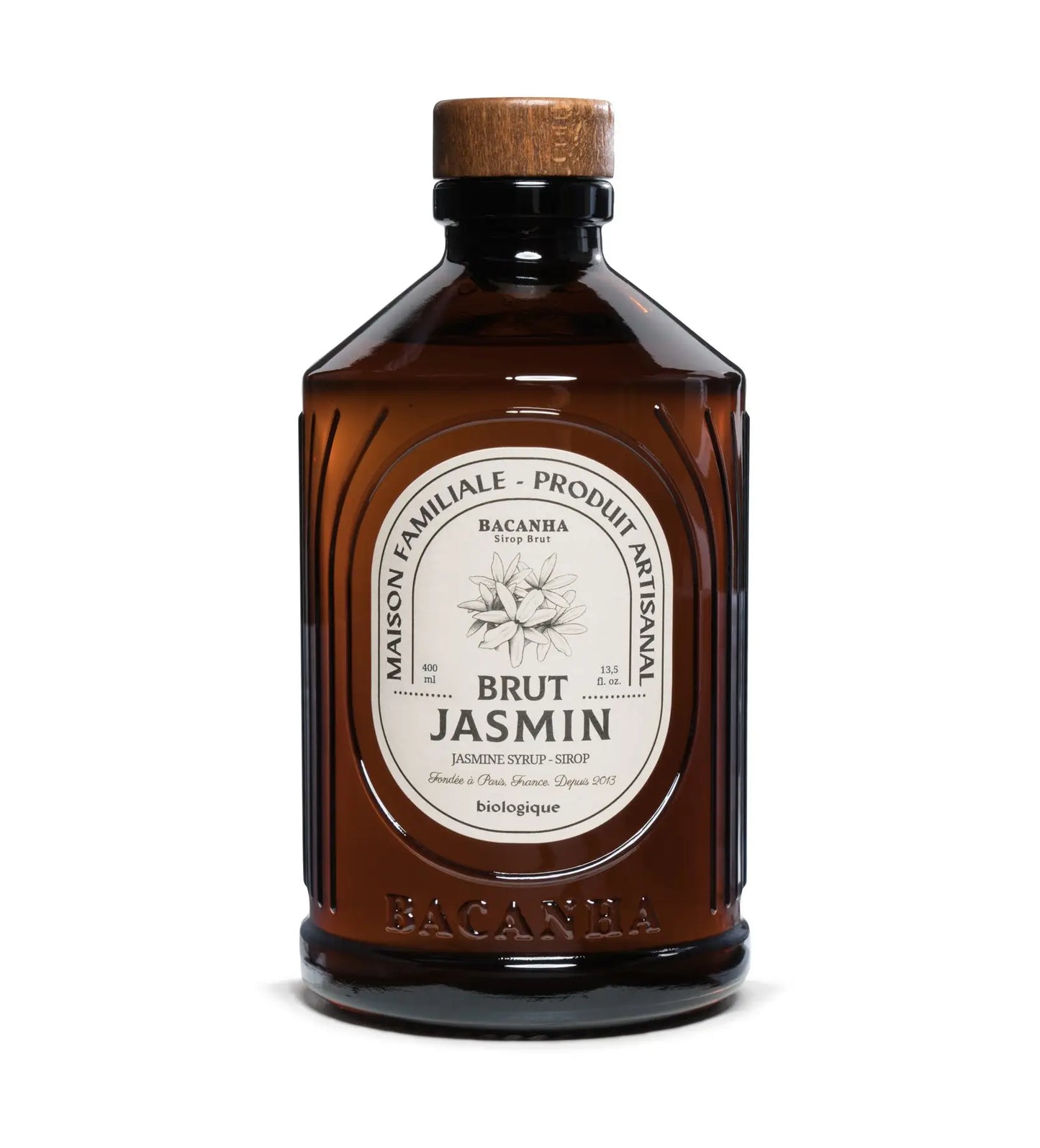 Bacanha Jasmin (Jasmine) Syrup (*OV), 400mL/13.5floz