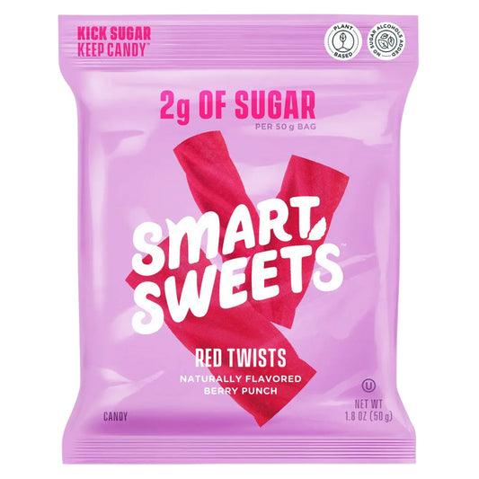 SmartSweets Red Twists Licorice (*GNKV), 50g/1.8oz