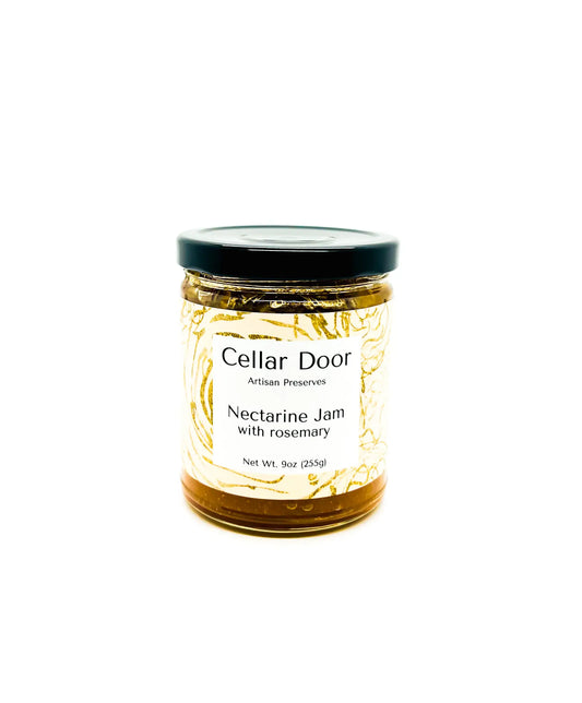 Cellar Door Nectarine Jam with Rosemary, 255g/9oz