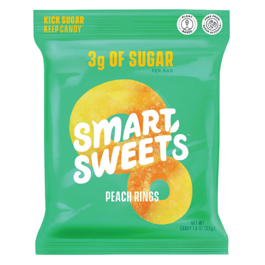 SmartSweets Peach Rings (*NV), 50g/1.8oz