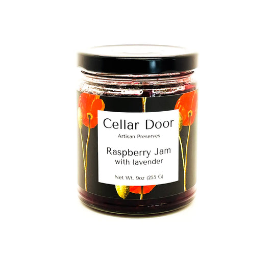 Cellar Door Raspberry Jam with Lavender, 255g/9oz