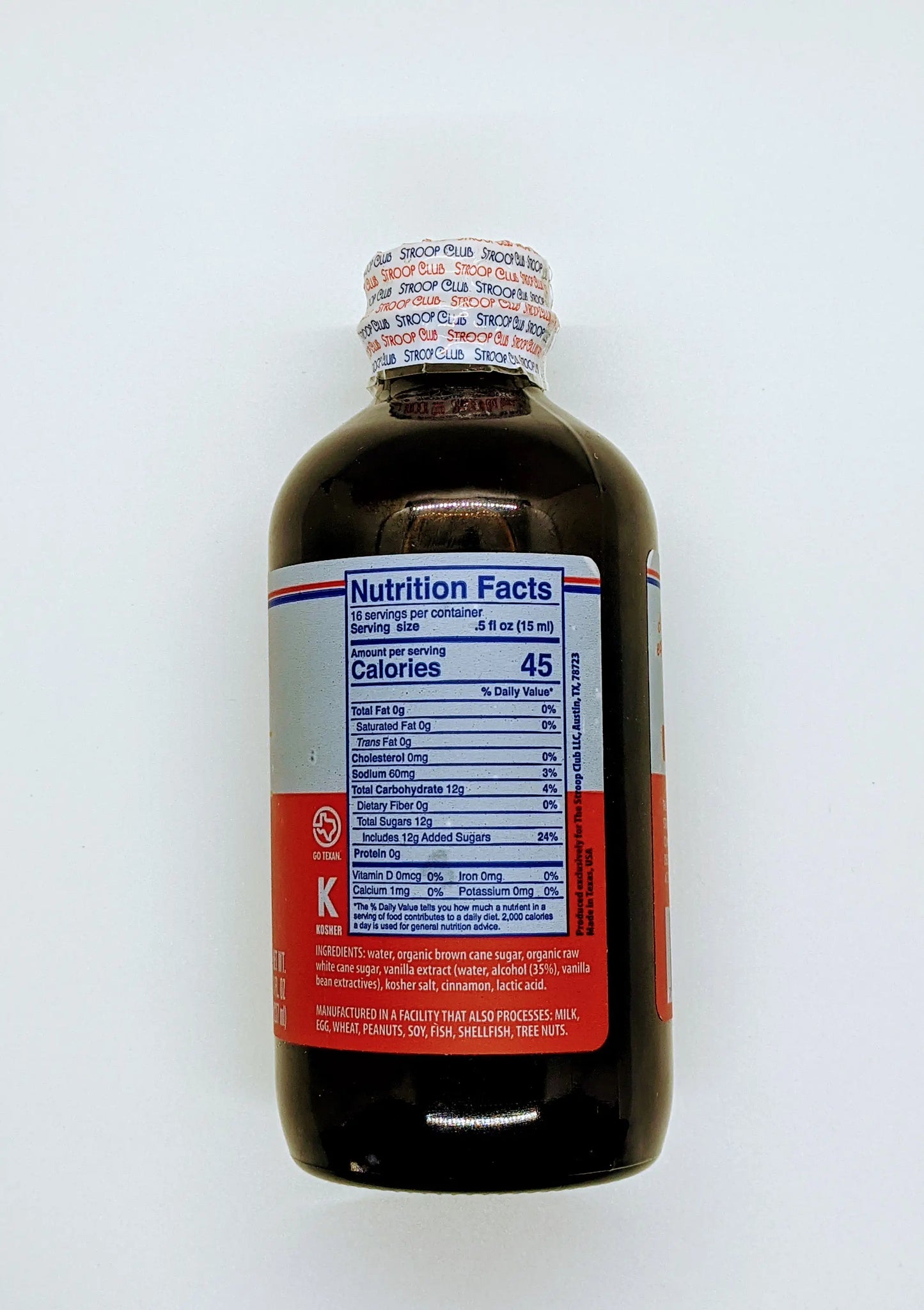Stroopwafel Syrup (*GKNV) 237mL/8floz